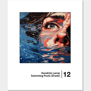 Swimming Pools (Drank) / Minimal Graphic Artwork Design Posters and Art